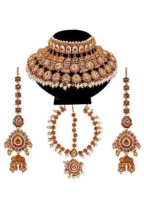 Kundan Choker Necklace Set