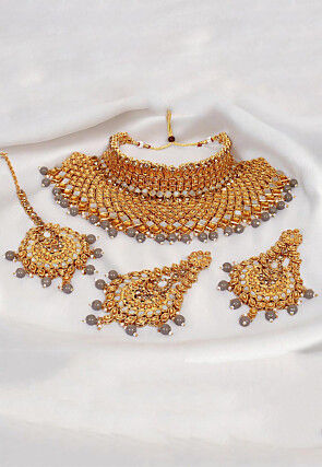 Kundan Choker Necklace Set