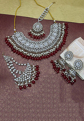 Kundan Choker Necklace Set