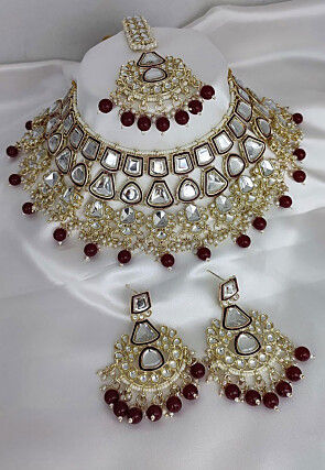 Kundan Choker Necklace Set