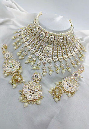 Kundan Choker Necklace Set