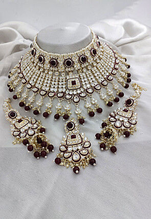 Kundan Choker Necklace Set