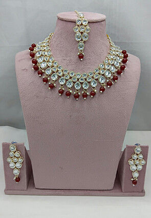 Kundan Choker Necklace Set