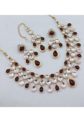 Kundan Choker Necklace Set