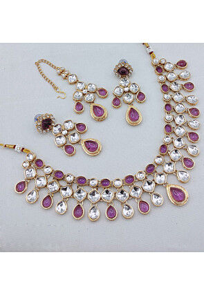Kundan Choker Necklace Set