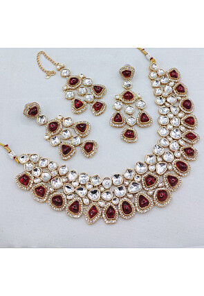 Kundan Choker Necklace Set