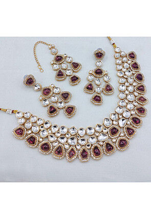 Kundan Choker Necklace Set