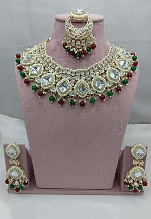Kundan Choker Necklace Set