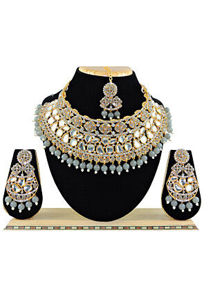 Kundan Choker Necklace Set