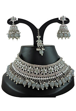 Kundan Choker Necklace Set
