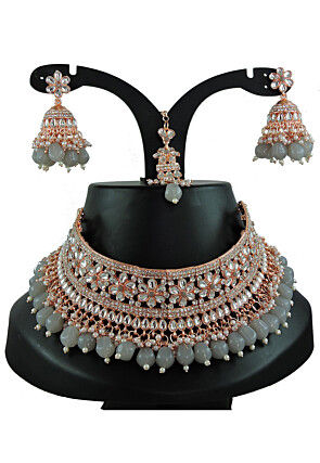 Kundan Choker Necklace Set