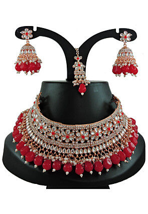 Kundan Choker Necklace Set