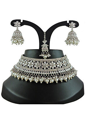 Kundan Choker Necklace Set