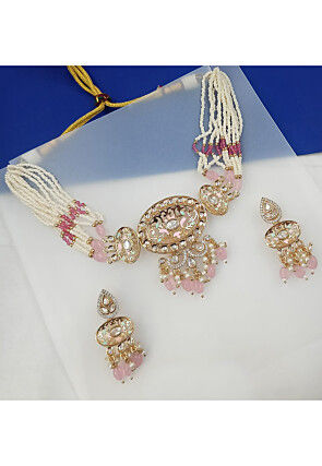 Kundan Choker Necklace Set