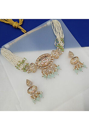 Kundan Choker Necklace Set