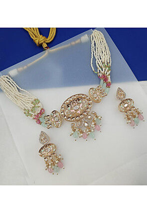 Kundan Choker Necklace Set