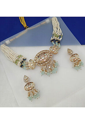 Kundan Choker Necklace Set