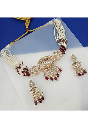 Kundan Choker Necklace Set