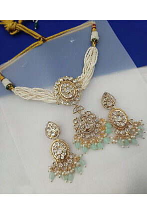 Kundan Choker Necklace Set