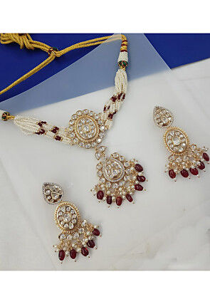 Kundan Choker Necklace Set