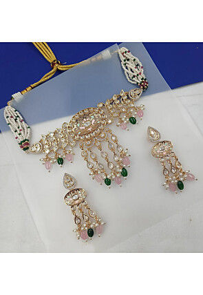 Kundan Choker Necklace Set