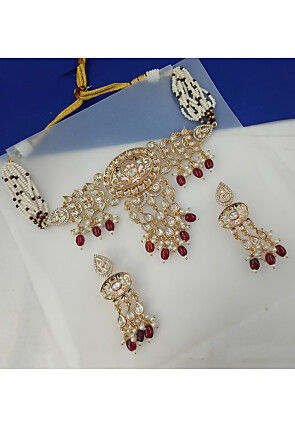 Kundan Choker Necklace Set