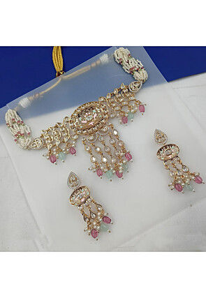 Kundan Choker Necklace Set