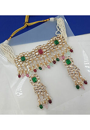 Kundan Choker Necklace Set