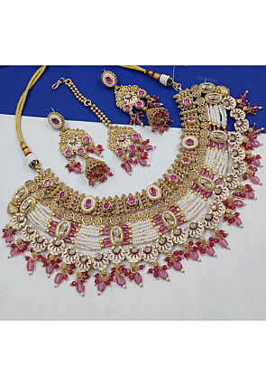 Kundan Choker Necklace Set