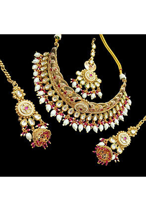 Kundan Choker Necklace Set