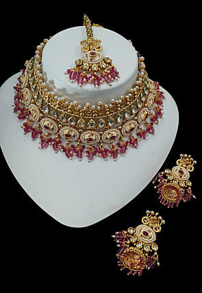 Kundan Choker Necklace Set