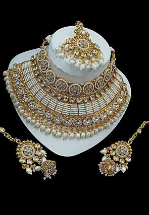 Kundan Choker Necklace Set