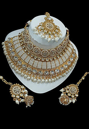 Kundan Choker Necklace Set