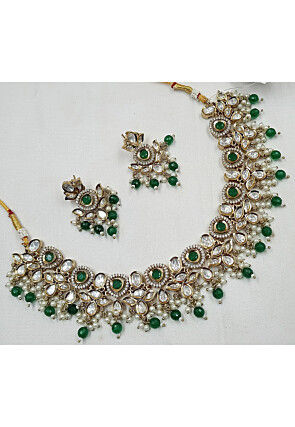Kundan Choker Necklace Set