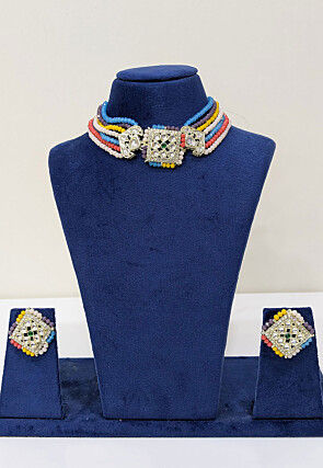 Kundan Choker Necklace Set