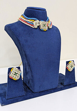 Kundan Choker Necklace Set