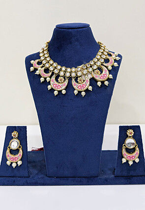 Kundan Choker Necklace Set