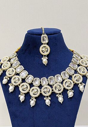 Kundan Choker Necklace Set