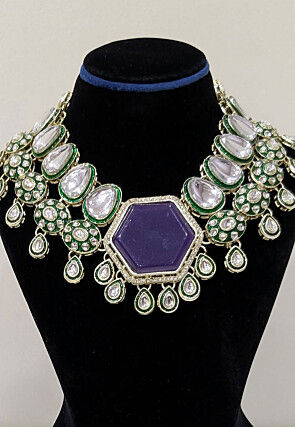 Kundan Choker Necklace Set