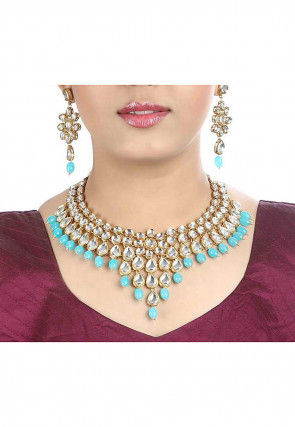 Kundan Choker Necklace Set