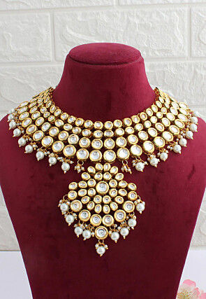Kundan Choker Necklace Set