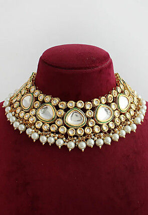 Kundan Choker Necklace Set