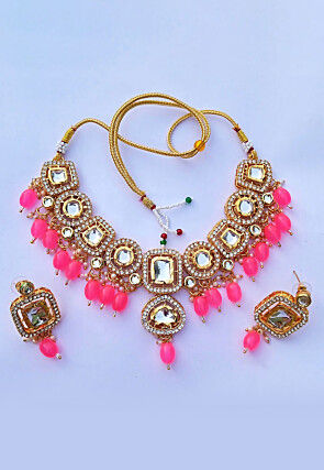 Kundan Choker Necklace Set