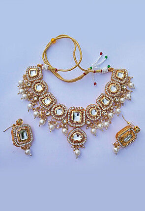 Kundan Choker Necklace Set