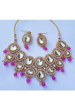 Kundan Choker Necklace Set