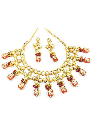 Kundan Choker Necklace Set
