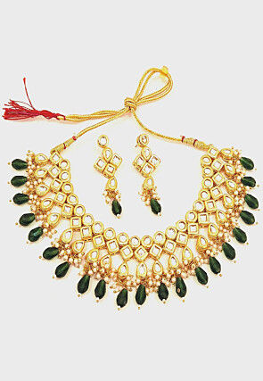 Kundan Choker Necklace Set