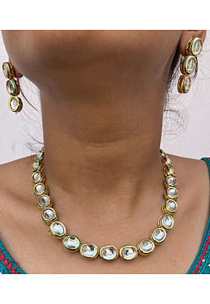 Kundan Choker Necklace Set