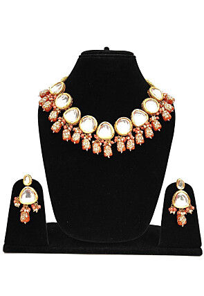 Kundan Choker Necklace Set