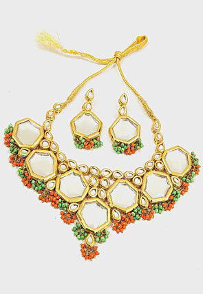 Kundan Choker Necklace Set